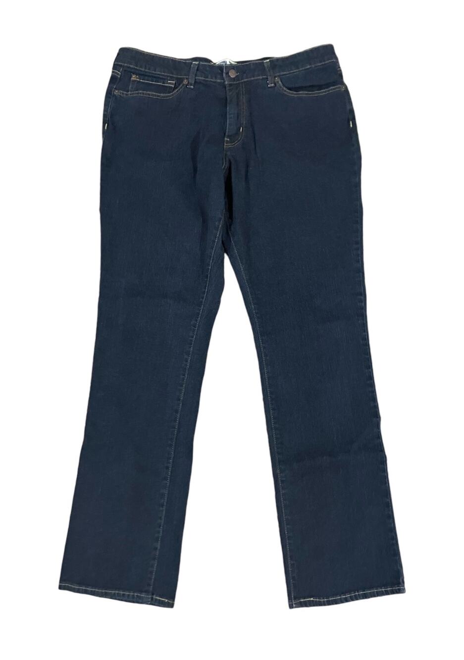Signature Levi Straus & Co. Women's Dark Blue Mid-Rise Straight Jeans | Size 20M